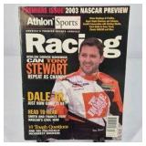 Athlon Sports Racing Magazine 2003 NASCAR Preview Tony Stewart Dale Earnhardt Jr