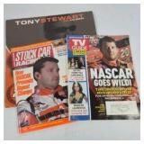 Tony Stewart NASCAR Magazine Lot Stock Car Racing TV Guide Calendar