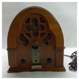 Thomas America Series Cathedral Radio Model 217 Vintage Style AM FM AFC Wood Cabinet