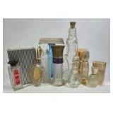 Avon Vintage Perfume Bottle Lot Glass Vanity Cologne Bottles Decorative Assorted