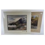 Art Gore Signed Photograph Lot Mountain Landscape Cabin Stream Prints Colorado