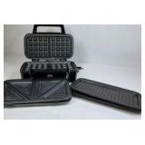 TIBEK Electric Sandwich Maker Press Nonstick Grill with Removable Plates