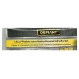 Defiant Wireless Remote Control Switch 3 Pack Indoor Outdoor