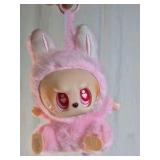 Pop Mart Labubu Have A Seat Plush Pink Bunny Monster Figure w/ Box