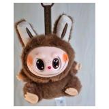 Pop Mart Labubu Have A Seat Plush Dark Brown Bunny Monster Figure w/ Box