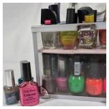 Nail Polish Organizer Case with Assorted Nail Polish Lot
