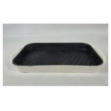 Rectangular Cast Iron Griddle Pan Enameled Exterior Rectangular Stove Top Griddle