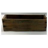 Vintage Old Homestead Wooden Produce Crate Advertising Box