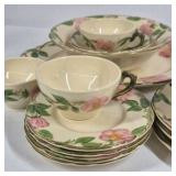 Franciscan Desert Rose Dinnerware + Cups Saucers Plates Bowls USA
