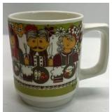 Figgjo Flint Turi Design Folklore Coffee Mug Norway Floral Scandinavian Cup