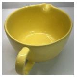 Rae Dunn That’s All Yolks Egg Pitcher Yellow Ceramic Pour Spout Handle