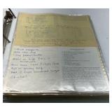 Beverly’s Culinary Arts Recipe Binder Cookbook Vintage Kitchen Recipe Book