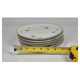 Harmony House China Dessert Plates Floral Gold Trim Porcelain Tableware