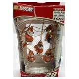 Tony Stewart #20 NASCAR Trevco Mini Ornament Sets Snowmen & Racing Icons