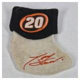Tony Stewart #20 NASCAR Christmas Stocking With Matching Mini Stocking Ornament