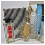 Avon Vintage Perfume Bottle Lot Glass Vanity Cologne Bottles Decorative Assorted