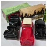 Avon Vintage Car Perfume Bottle Lot Glass Plastic Figural Vehicle Collectibles