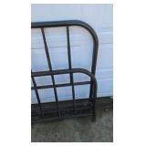 Vintage Metal Bed Frame Headboard Footboard Spindle Full Size Style