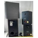 Realistic Bookshelf Speakers Pair with LG Speaker Mixed Set