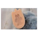 Pop Mart Labubu Have A Seat Plush Gray Bunny Monster Figure w/ Box