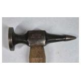 Lot of 3 Snap On Ball Peen Hammers Wood Handle USA