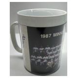 Minnesota Twins 1987 Team Photo Coffee Mug Thermo Serv Gatorade