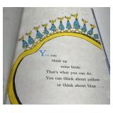 Vintage Dr Seuss Beginner Books Lot of 3 Foot Book Put Me in the Zoo