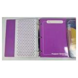 Lot of 2 Trapper Keeper Binder and Notebook Retro Design Panda