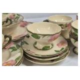 Franciscan Desert Rose Dinnerware + Cups Saucers Plates Bowls USA