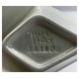 Italian Ceramic Star Divided Serving Dish 5 Section Appetizer Tray Made in Italy