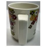 Figgjo Flint Turi Design Folklore Coffee Mug Norway Floral Scandinavian Cup