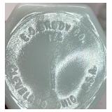 Milk Glass Bud Vases Lot of 4 Vintage Hobnail Paneled Floral Small Vases