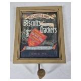 Vintage Kitchen Wall Decor Lot of 4 Tin Wall Pocket Hooks Thermometer Plaques