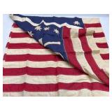 Bicentennial 76 American Flag Decor Patriotic Banner Hand Flags Wall Hanging