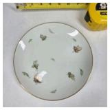 Harmony House China Dessert Plates Floral Gold Trim Porcelain Tableware