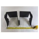 Metal Irish Setter Dog Bookends Black Silhouette Shelf Decor Display