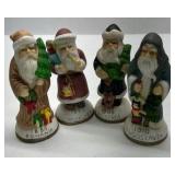 World Santa Figurines Holiday Collection Hand Painted Christmas Figures Boxed Set