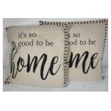 Decorative Pillows, Throw Blanket, and Table Cloth, Neutral Home Decor Set
