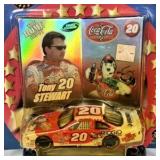 Winners Circle Tony Stewart #20 NASCAR Diecast Car Double Platinum Coca Cola Card
