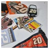 NASCAR Memorabilia Lot Tony Stewart #20 Ryan Newman #12 Dale Jr #88 Cards Pennants