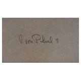 V Von Plesel 1971 Child Portrait Drawing Framed Vintage Signed Artwork