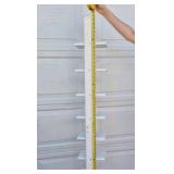 Modern White Tiered Display Shelf Stand Vertical Plant Stand Multi Level Tower