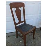 Grand Rapids Chair Co Antique Oak Dining Chairs Set Pressed Back Armchair Michigan