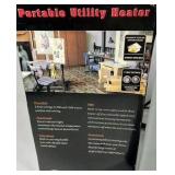 Optimus Portable Utility Heater Electric Space Heater with Box