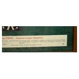 1985 Minnesota Twins Team Photo Framed Baseball American League Champions