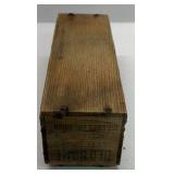 Vintage Old Homestead Wooden Produce Crate Advertising Box