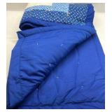 Handmade Patchwork Quilt Blanket Multicolor Floral Geometric Tie Quilt Throw