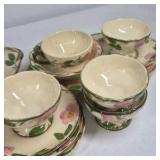 Franciscan Desert Rose Dinnerware + Cups Saucers Plates Bowls USA