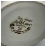 Figgjo Flint Turi Design Folklore Coffee Mug Norway Floral Scandinavian Cup