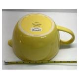 Rae Dunn That’s All Yolks Egg Pitcher Yellow Ceramic Pour Spout Handle